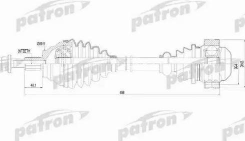 Patron PDS0252 - Arbre de transmission cwaw.fr