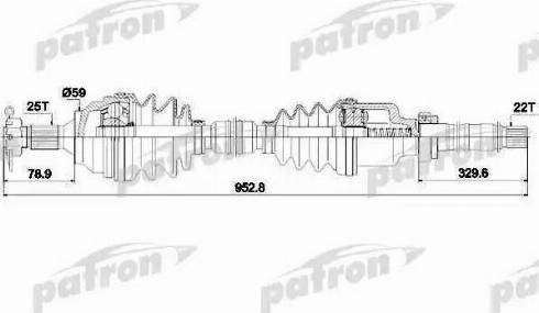 Patron PDS0729 - Arbre de transmission cwaw.fr