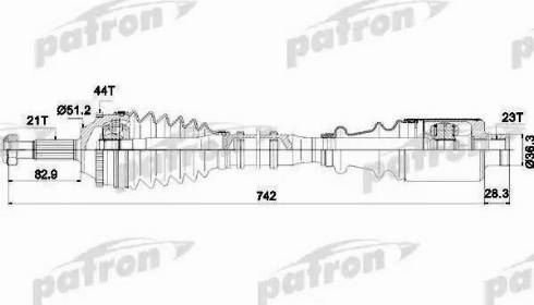 Patron PDS1116 - Arbre de transmission cwaw.fr