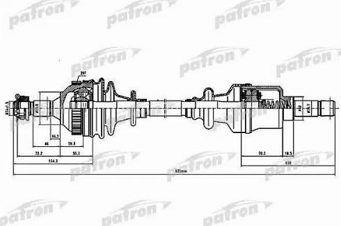 Patron PDS1136 - Arbre de transmission cwaw.fr