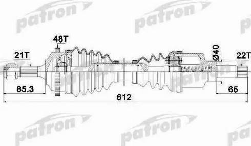 Patron PDS1381 - Arbre de transmission cwaw.fr