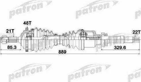 Patron PDS1382 - Arbre de transmission cwaw.fr