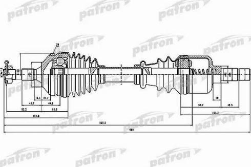 Patron PDS1291 - Arbre de transmission cwaw.fr