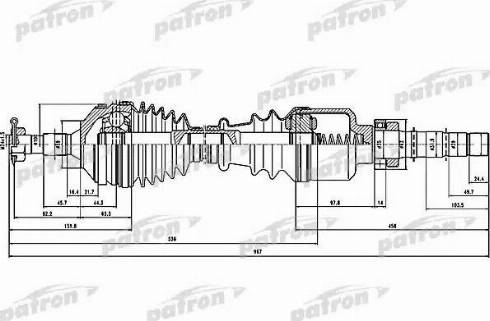 Patron PDS1292 - Arbre de transmission cwaw.fr