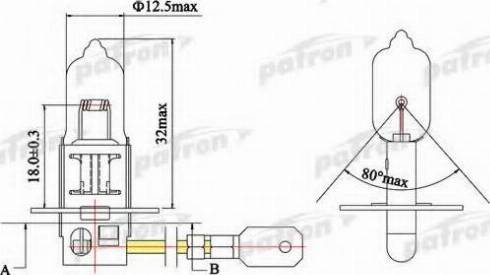 Patron PLH3-24/70 - Ampoule, projecteur longue portée cwaw.fr