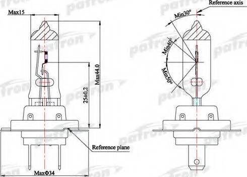 Patron PLH7-12/55 - Ampoule, éclairage de virage cwaw.fr