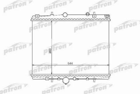 Patron PRS3504 - Radiateur, refroidissement du moteur cwaw.fr