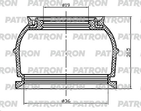 Patron PSE6400 - Kit de réparation, rotule de suspension cwaw.fr