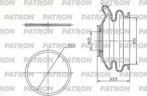 Patron PSE6410 - Kit de réparation, rotule de suspension cwaw.fr