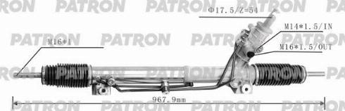 Patron PSG3007 - Crémaillière de direction cwaw.fr