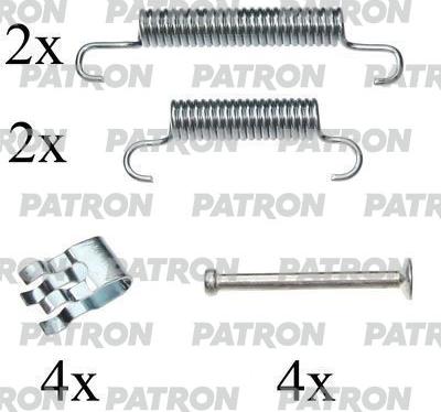 Patron PSRK0089 - Kit d'accessoires, mâchoires de frein de stationnement cwaw.fr