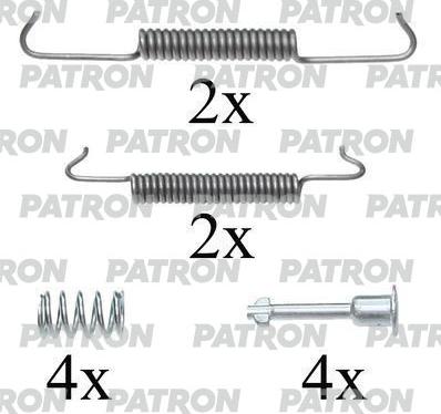 Patron PSRK0025 - Kit d'accessoires, mâchoires de frein de stationnement cwaw.fr