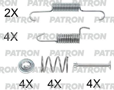 Patron PSRK0208 - Kit d'accessoires, mâchoires de frein de stationnement cwaw.fr