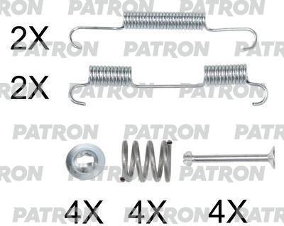 Patron PSRK0239 - Kit d'accessoires, mâchoires de frein de stationnement cwaw.fr