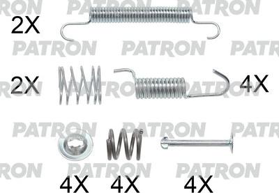 Patron PSRK0235 - Kit d'accessoires, mâchoires de frein de stationnement cwaw.fr