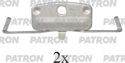 Patron PSRK1050 - Kit d'accessoires, plaquette de frein à disque cwaw.fr