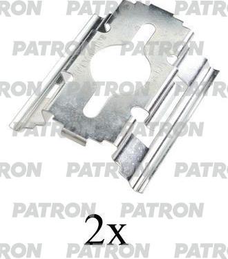 Patron PSRK1008 - Kit d'accessoires, plaquette de frein à disque cwaw.fr