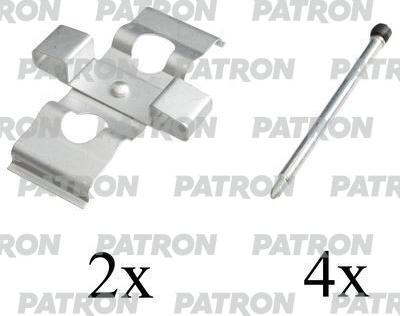 Patron PSRK1077 - Kit d'accessoires, plaquette de frein à disque cwaw.fr