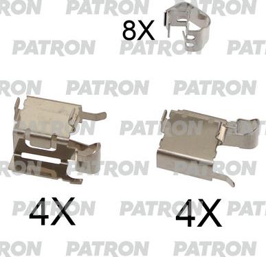 Patron PSRK1104 - Kit d'accessoires, plaquette de frein à disque cwaw.fr