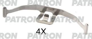 Patron PSRK1350 - Kit d'accessoires, plaquette de frein à disque cwaw.fr