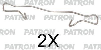 Patron PSRK1357 - Kit d'accessoires, plaquette de frein à disque cwaw.fr