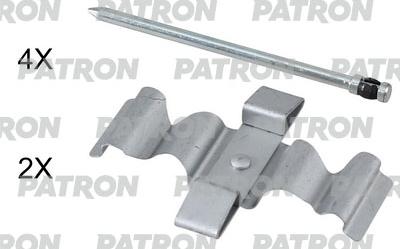 Patron PSRK1300 - Kit d'accessoires, plaquette de frein à disque cwaw.fr