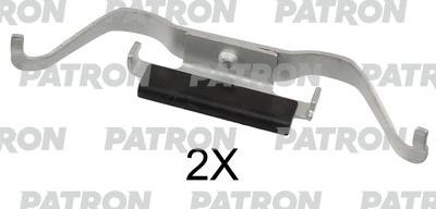 Patron PSRK1291 - Kit d'accessoires, plaquette de frein à disque cwaw.fr