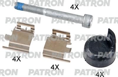 Patron PSRK1260 - Kit d'accessoires, plaquette de frein à disque cwaw.fr