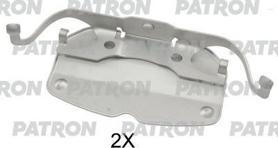 Patron PSRK1275 - Kit d'accessoires, plaquette de frein à disque cwaw.fr