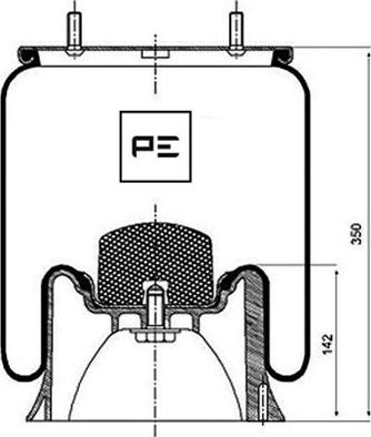 PE Automotive 084.100-72A - Ressort pneumatique, suspension pneumatique cwaw.fr