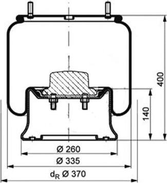 PE Automotive 084.220-71A - Ressort pneumatique, suspension pneumatique cwaw.fr