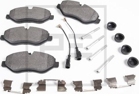 PE Automotive 086.361-00A - Kit de plaquettes de frein, frein à disque cwaw.fr