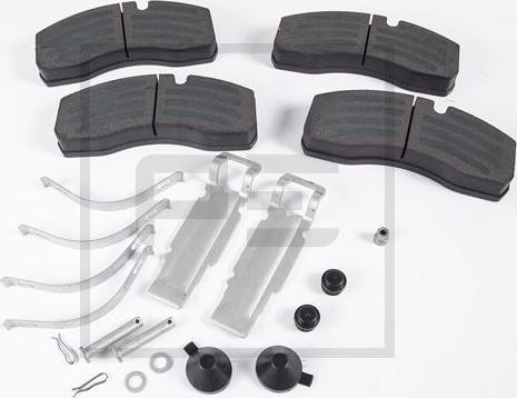 PE Automotive 086.306-50A - Kit de plaquettes de frein, frein à disque cwaw.fr