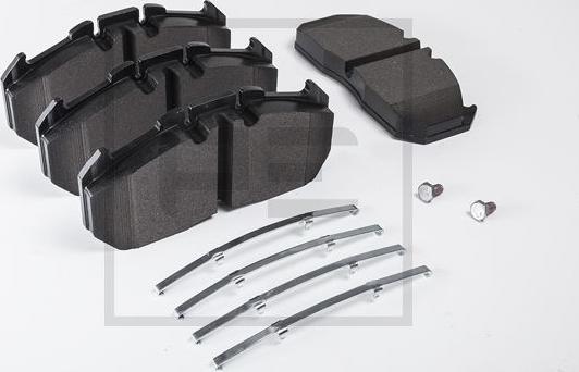 PE Automotive 086.317-00A - Kit de plaquettes de frein, frein à disque cwaw.fr