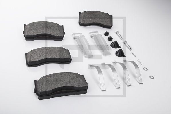 PE Automotive 086.335-00A - Kit de plaquettes de frein, frein à disque cwaw.fr