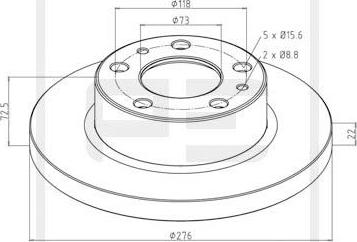 PE Automotive 026.669-10A - Disque de frein cwaw.fr