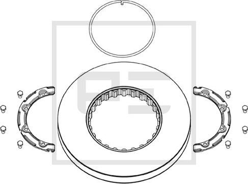 PE Automotive 146.209-00A - Disque de frein cwaw.fr