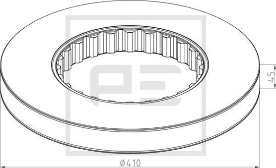 PE Automotive 146.209-10A - Disque de frein cwaw.fr