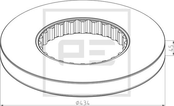 PE Automotive 146.211-10A - Disque de frein cwaw.fr