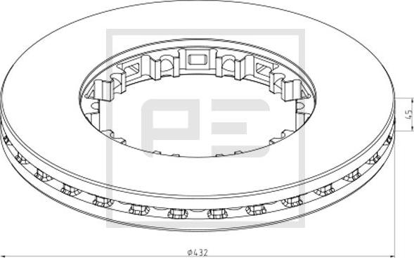 PE Automotive 106.211-00A - Disque de frein cwaw.fr