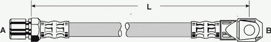 Pex 51.001 - Flexible de frein cwaw.fr