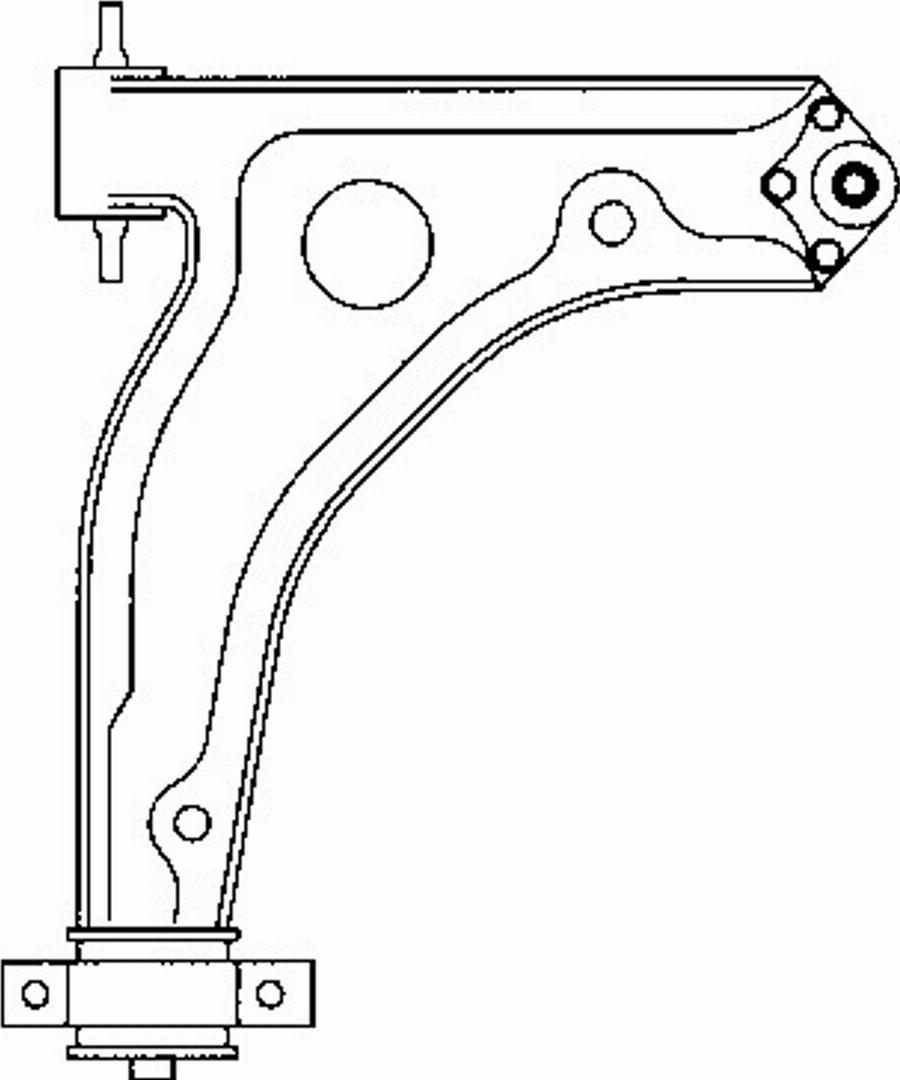 Pex 12.07.096 - Bras de liaison, suspension de roue cwaw.fr