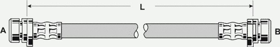 Pex 27024 - Flexible de frein cwaw.fr