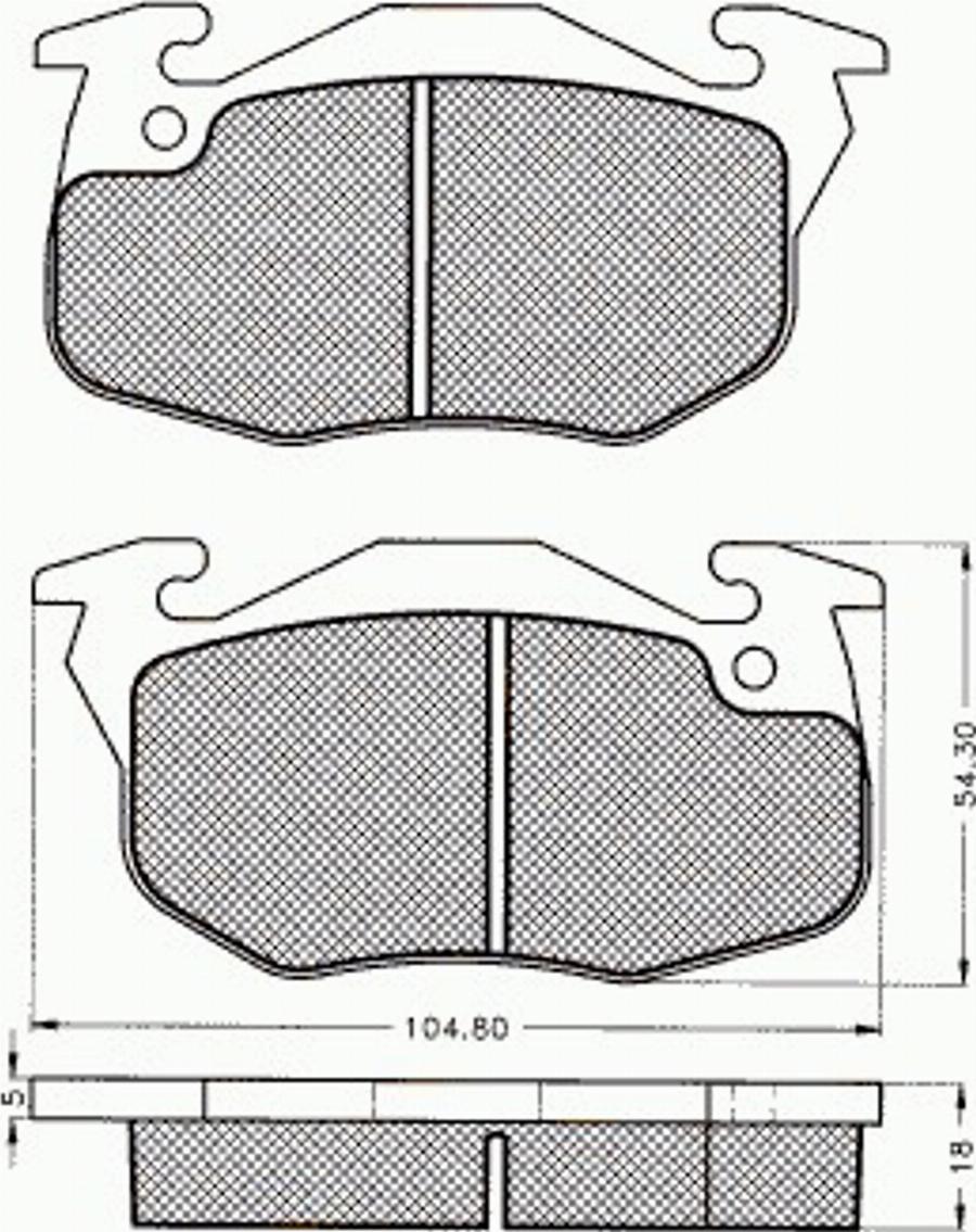 Pex 7.429 - Kit de plaquettes de frein, frein à disque cwaw.fr