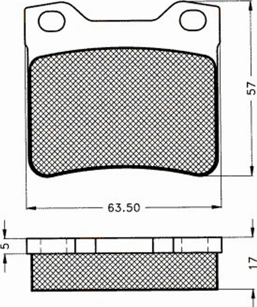 Pex 7421S - Kit de plaquettes de frein, frein à disque cwaw.fr