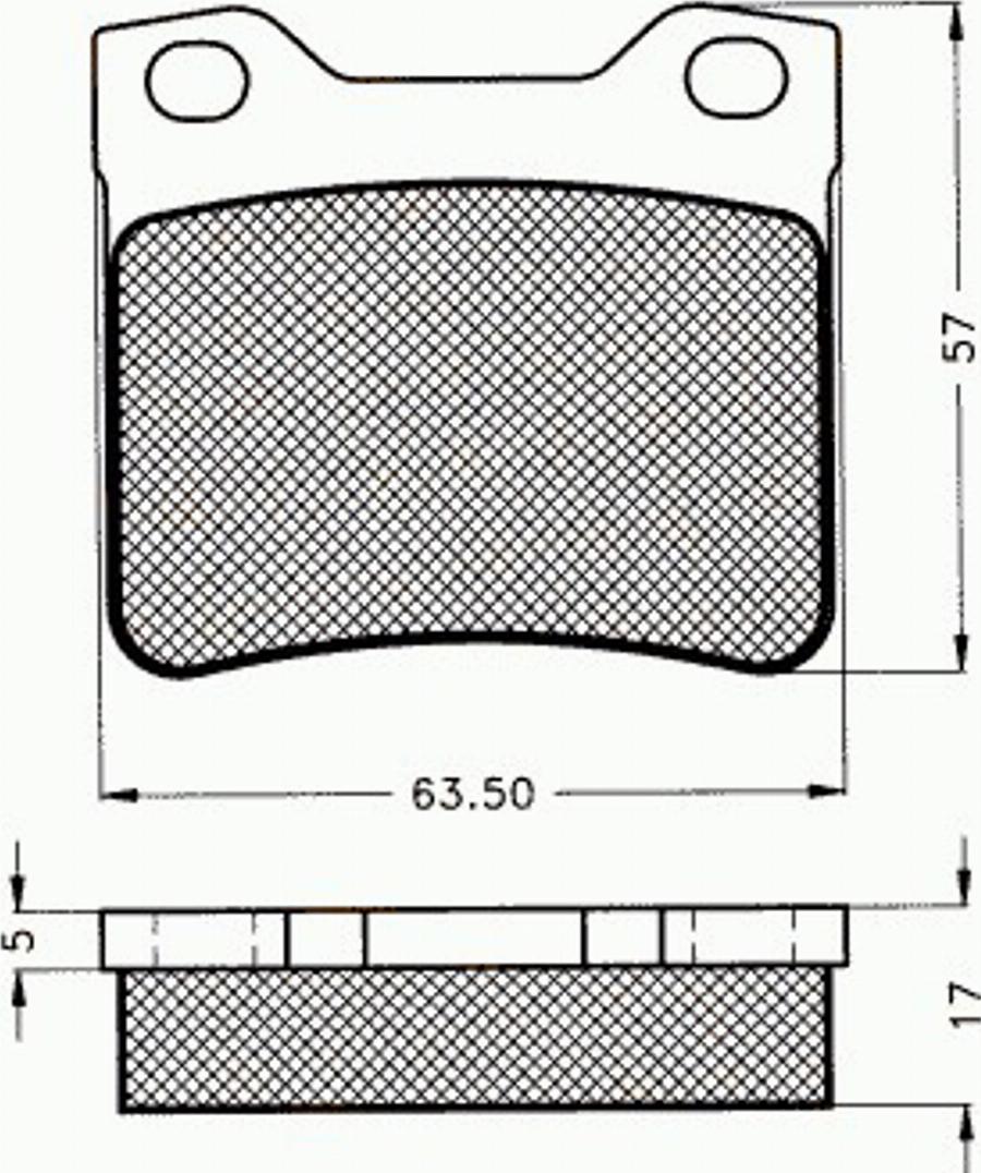 Pex 7.421 - Kit de plaquettes de frein, frein à disque cwaw.fr