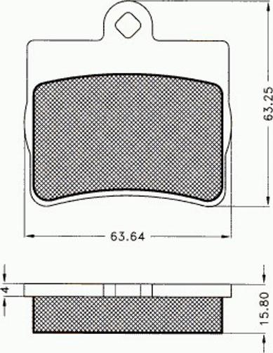 Pex 7.523 - Kit de plaquettes de frein, frein à disque cwaw.fr