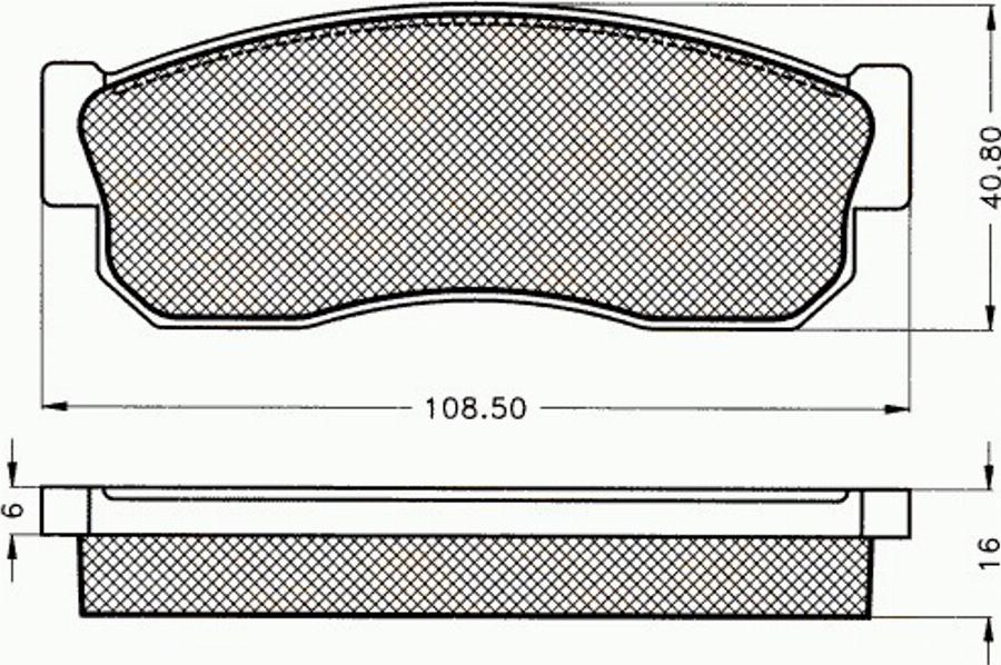 Pex 7048 - Kit de plaquettes de frein, frein à disque cwaw.fr