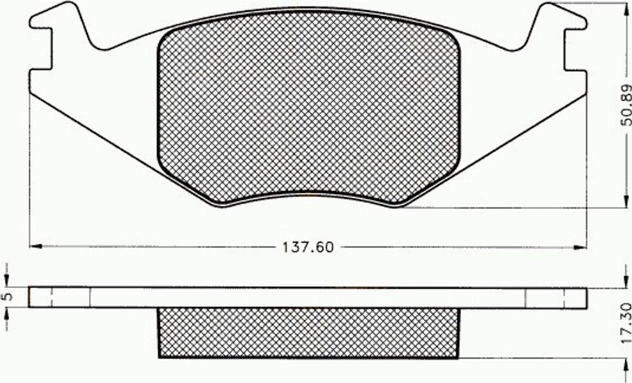 Pex 7.067 - Kit de plaquettes de frein, frein à disque cwaw.fr