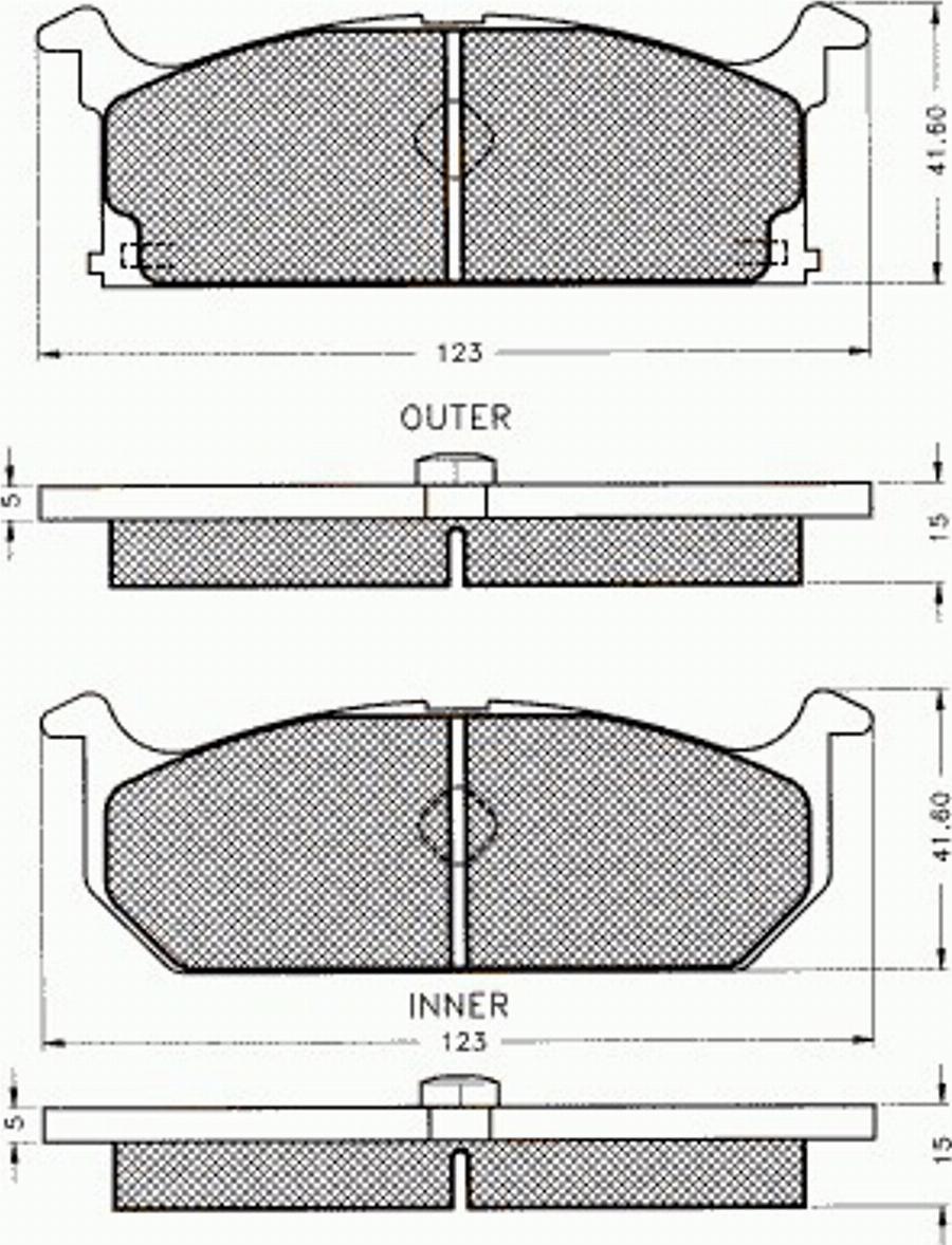 Pex 7084 - Kit de plaquettes de frein, frein à disque cwaw.fr